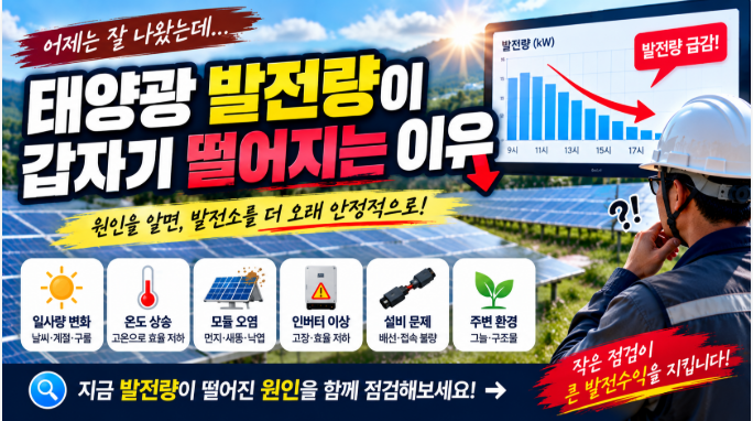 📉 태양광 발전량이 갑자기 떨어지는 이유 8 📉 태양광 발전량이 갑자기 떨어지는 이유